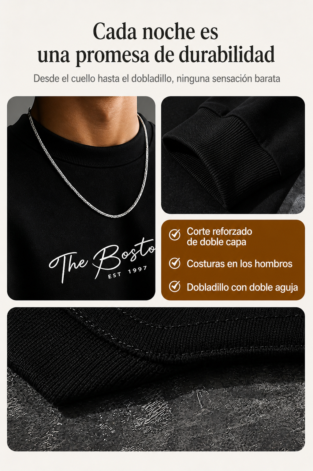 Camiseta de estilo urbano para hombre de corte holgado