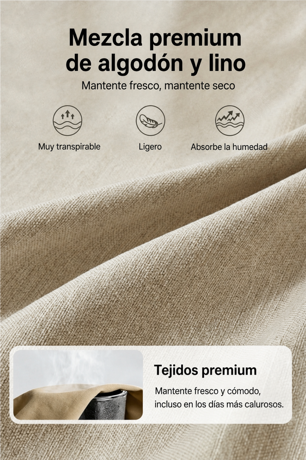 Pantalones de algodón y lino transpirables para hombre: máxima comodidad y estilo
