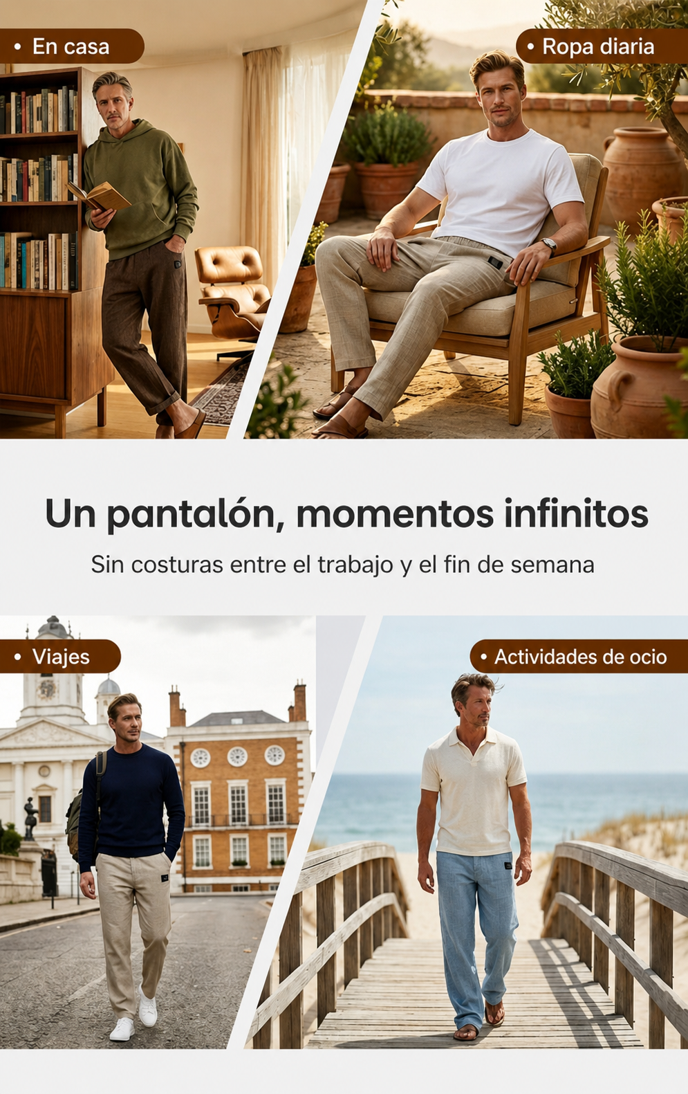 Pantalones de algodón y lino transpirables para hombre: máxima comodidad y estilo