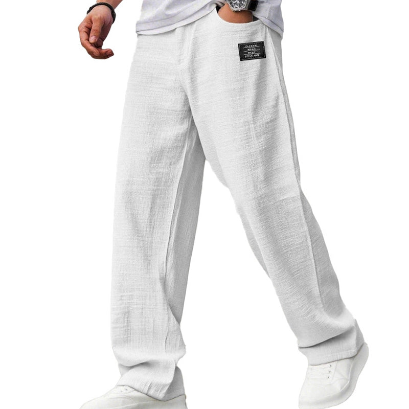 Pantalones de algodón y lino transpirables para hombre: máxima comodidad y estilo