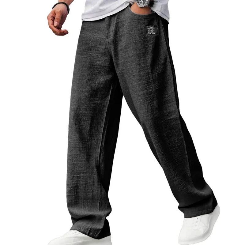 Pantalones de algodón y lino transpirables para hombre: máxima comodidad y estilo
