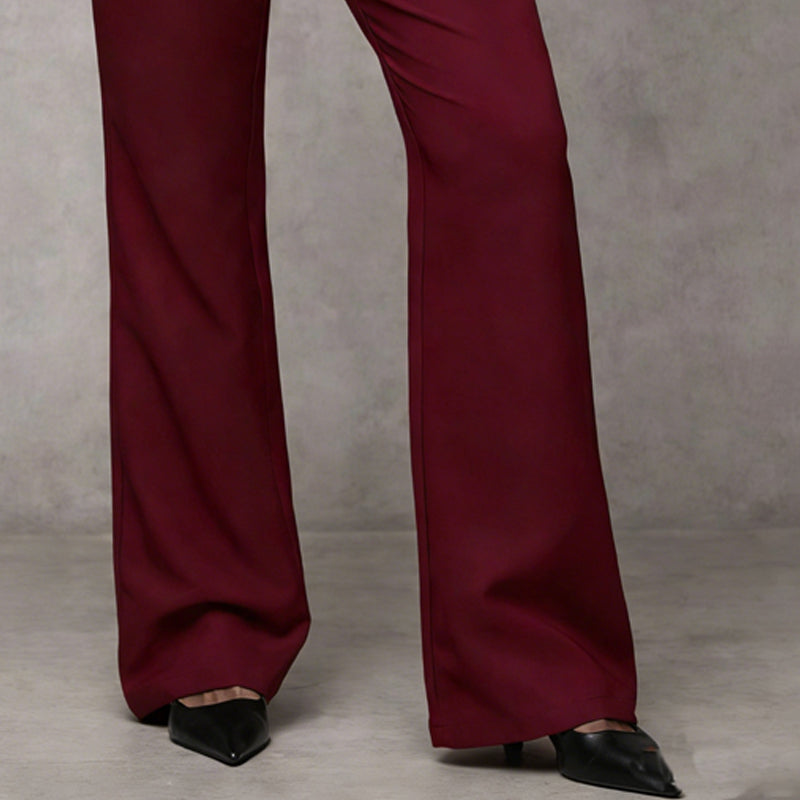 Pantalones de traje de corte amplio para mujer: elegantes, cómodos y atemporales.
