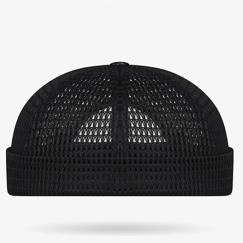 Gorra ligera de malla transpirable sin visera